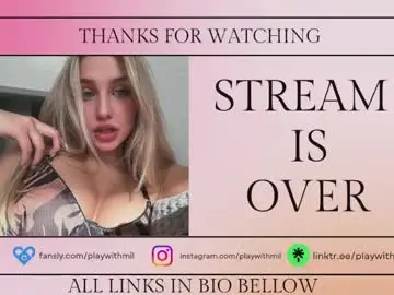 Chaturbate Live Porn of playwithmil